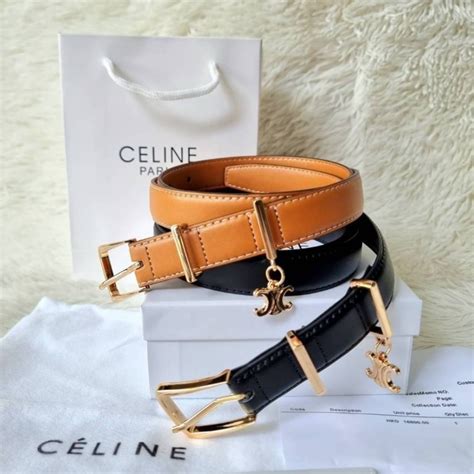 celine เข็มขัด|เข็มขัด CELINE SQUARE แบบปรับได้ หนัง Taurillon.